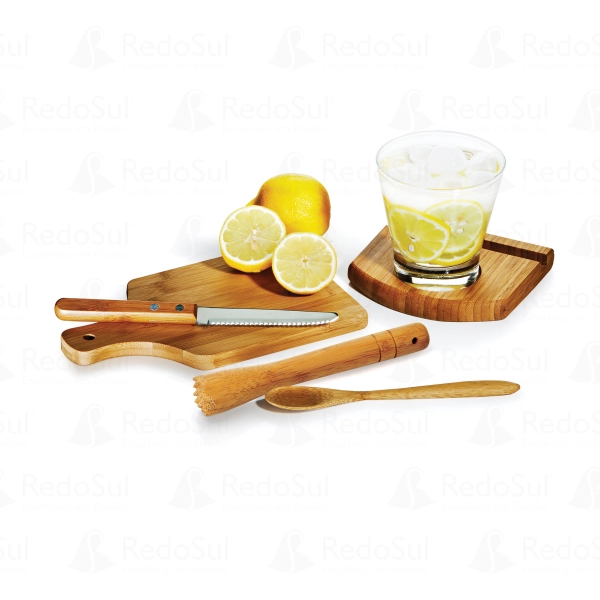 Kit Para Caipirinha Personalizado Em Bambu Kit Para Caipirinha Personalizado Em Bambu